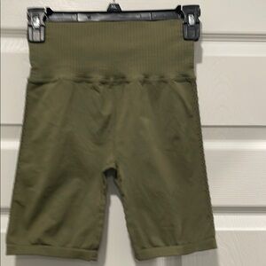 FP Movement Olive Green Biker Shorts